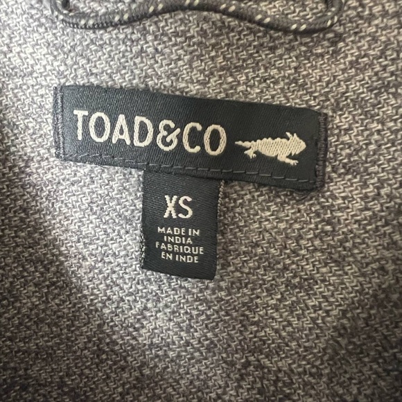 Toad & Co Men Size XS Gray Button Down Casual Long Sleeve Shirt - Picture 2 of 7